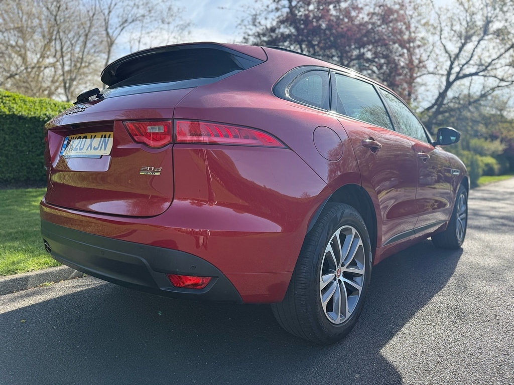 Jaguar F-Pace D180 R-sport U3359 Ulez WX20XJN Red #4