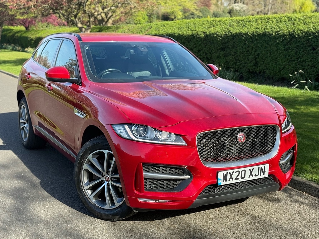 Jaguar F-Pace D180 R-sport U3359 Ulez Red