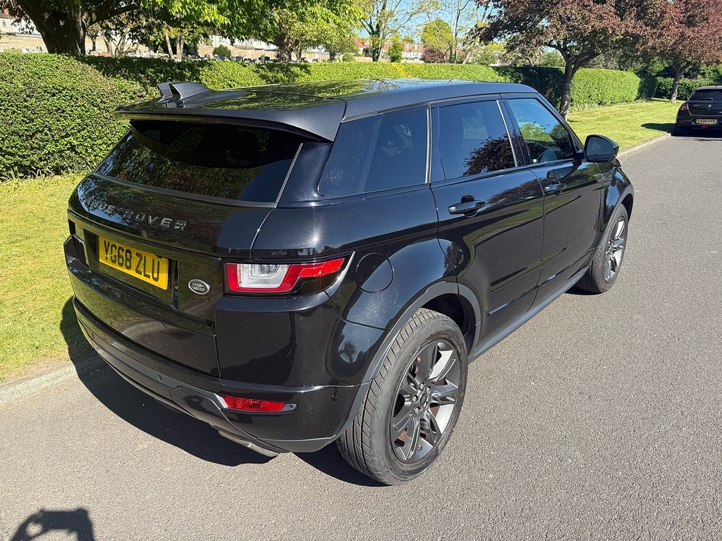 Land Rover Range Rover Evoque Td4 Landmark U3388 Ulez YG68ZLU Black #3