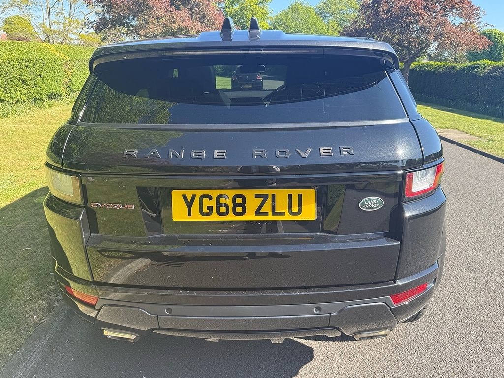 Land Rover Range Rover Evoque Td4 Landmark U3388 Ulez YG68ZLU Black #5