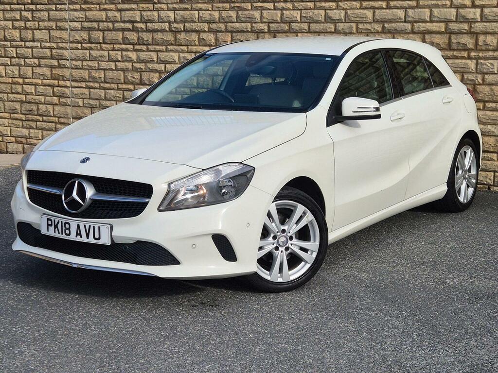 Mercedes-Benz A Class 1.5 A180d Sport Executive Euro 6 Ss 2018 PK18AVU White #3