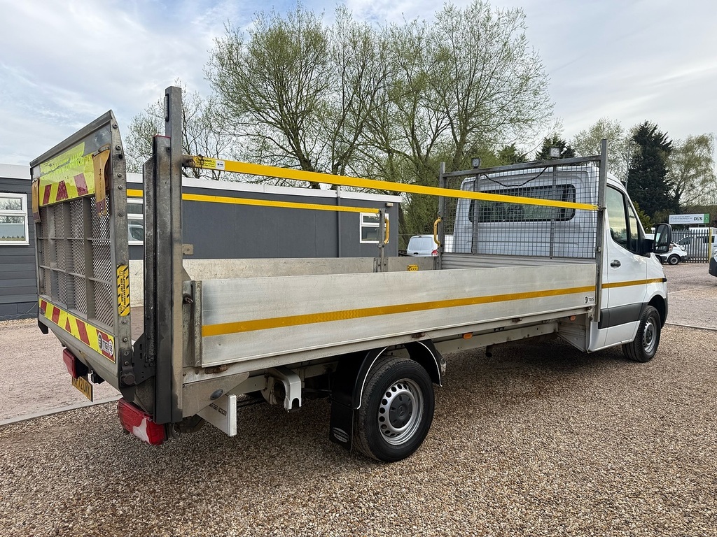 Mercedes-Benz Sprinter 315 Cdi Progressive L3 Lwb Dropside Tail Lift - Wh KP72UMX White #3