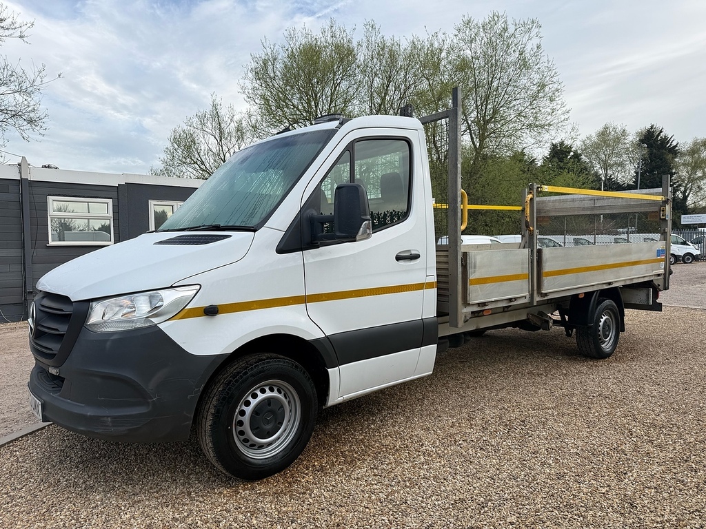Mercedes-Benz Sprinter 315 Cdi Progressive L3 Lwb Dropside Tail Lift - Wh KP72UMX White #2