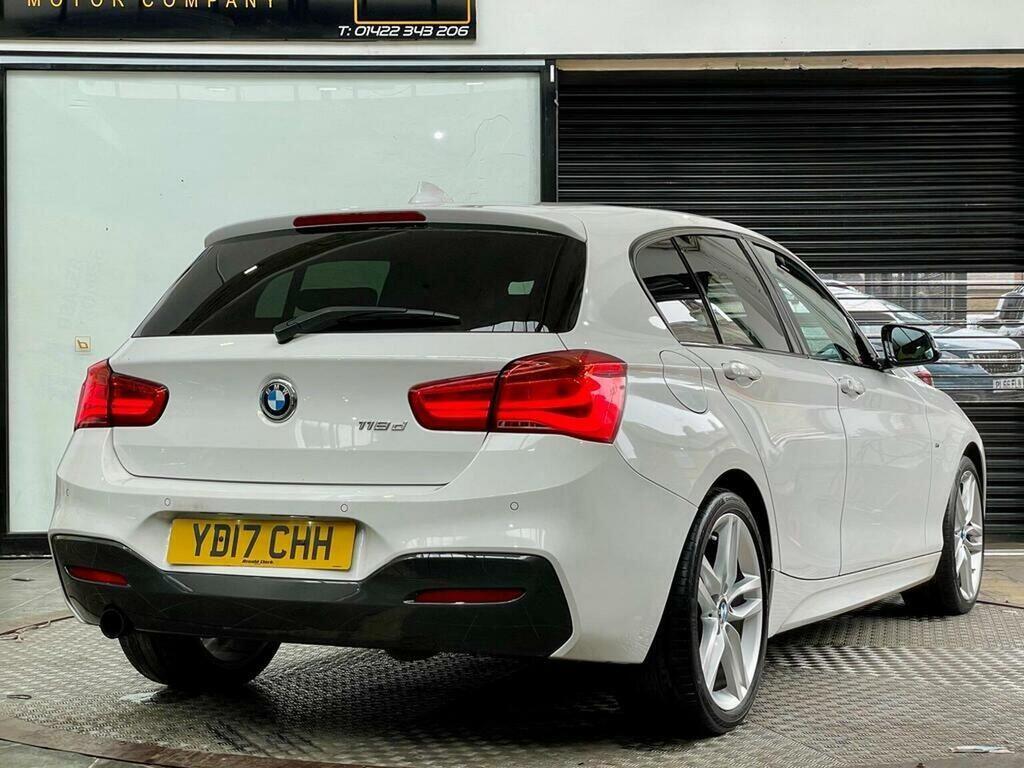 BMW 1 Series Hatchback 2.0 118D M Sport Euro 6 Ss YD17CHH White #3