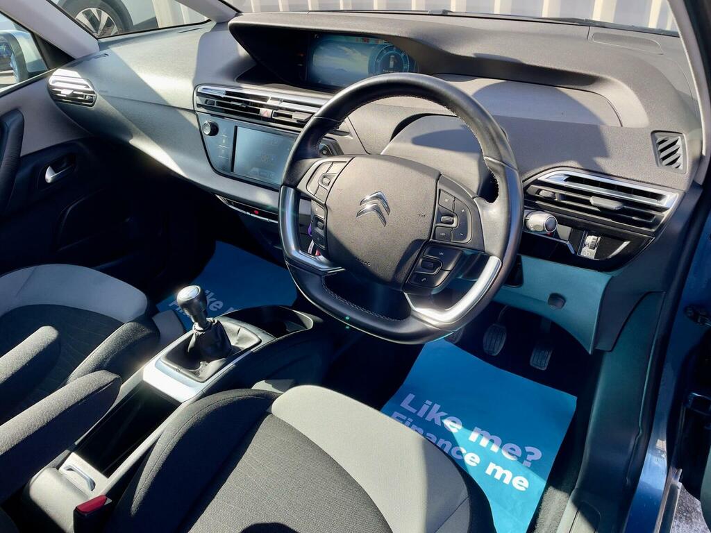 Citroen C4 Picasso Mpv 1.6 Bluehdi Exclusive Euro 6 Ss 20161 GX16PUY Blue #5
