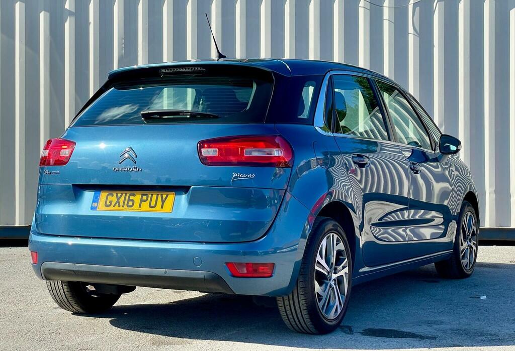 Citroen C4 Picasso Mpv 1.6 Bluehdi Exclusive Euro 6 Ss 20161 GX16PUY Blue #3