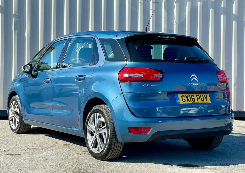 Citroen C4 Picasso Mpv 1.6 Bluehdi Exclusive Euro 6 Ss 20161 GX16PUY Blue #4