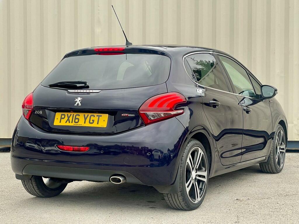 Peugeot 208 Hatchback 1.6 Bluehdi Gt Line Euro 6 201616 PX16YGT Blue #3