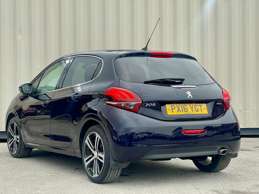 Peugeot 208 Hatchback 1.6 Bluehdi Gt Line Euro 6 201616 PX16YGT Blue #4