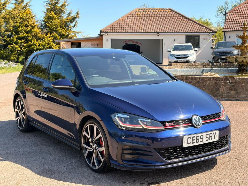 Volkswagen Golf Hatchback 2.0 Tsi Gti Performance Dsg Euro 6 Ss CE69SRY Blue #3