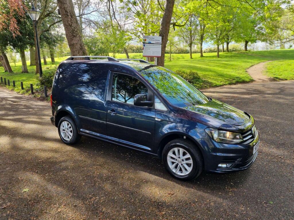 Volkswagen Caddy Panel Van 2.0 Tdi C20 Bluemotion Tech Highline Swb HG18KWB Blue #2
