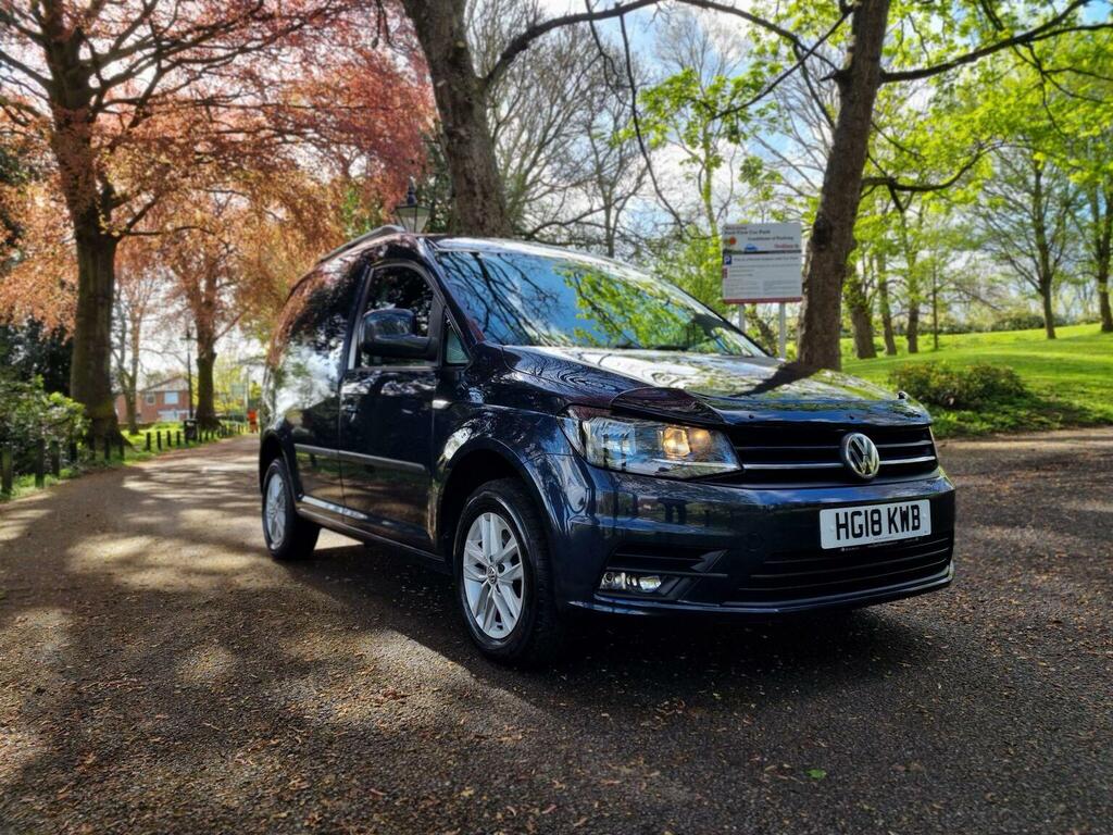 Volkswagen Caddy Panel Van 2.0 Tdi C20 Bluemotion Tech Highline Swb HG18KWB Blue #3