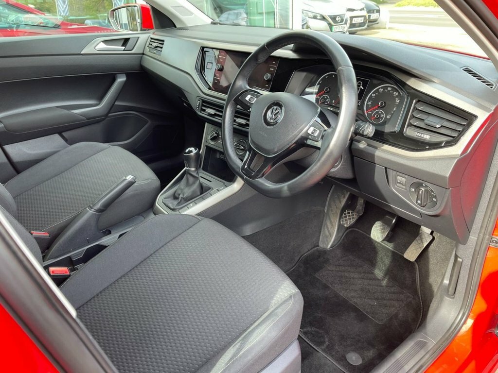 Volkswagen Polo 2018 1.0 Evo Se Hatchback Euro 6 GL68LAO Red #3