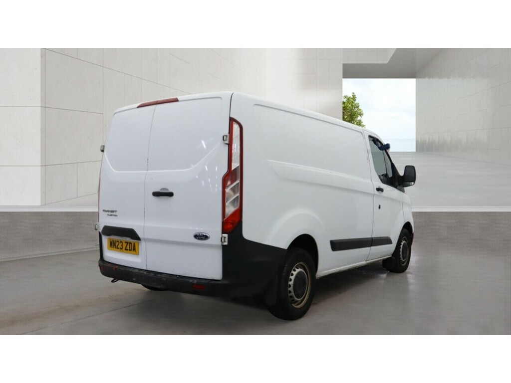 Ford Transit Custom 300 Ecoblue Leader U3120 Ulez WN23ZDA White #4