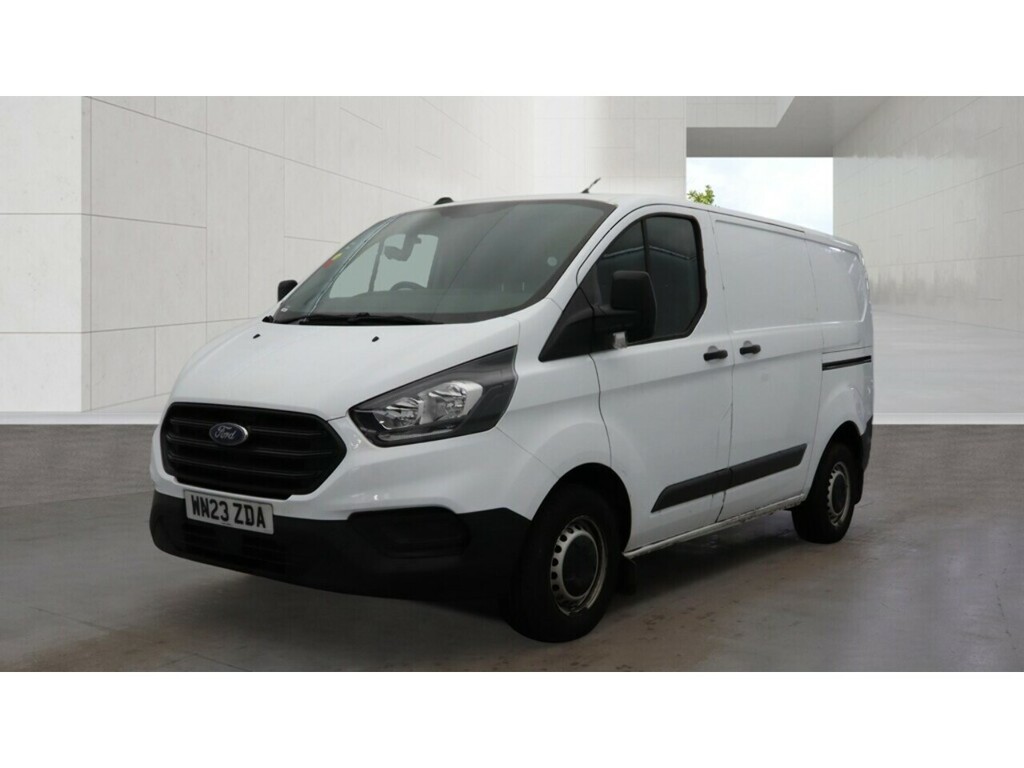 Ford Transit Custom 300 Ecoblue Leader U3120 Ulez WN23ZDA White #2
