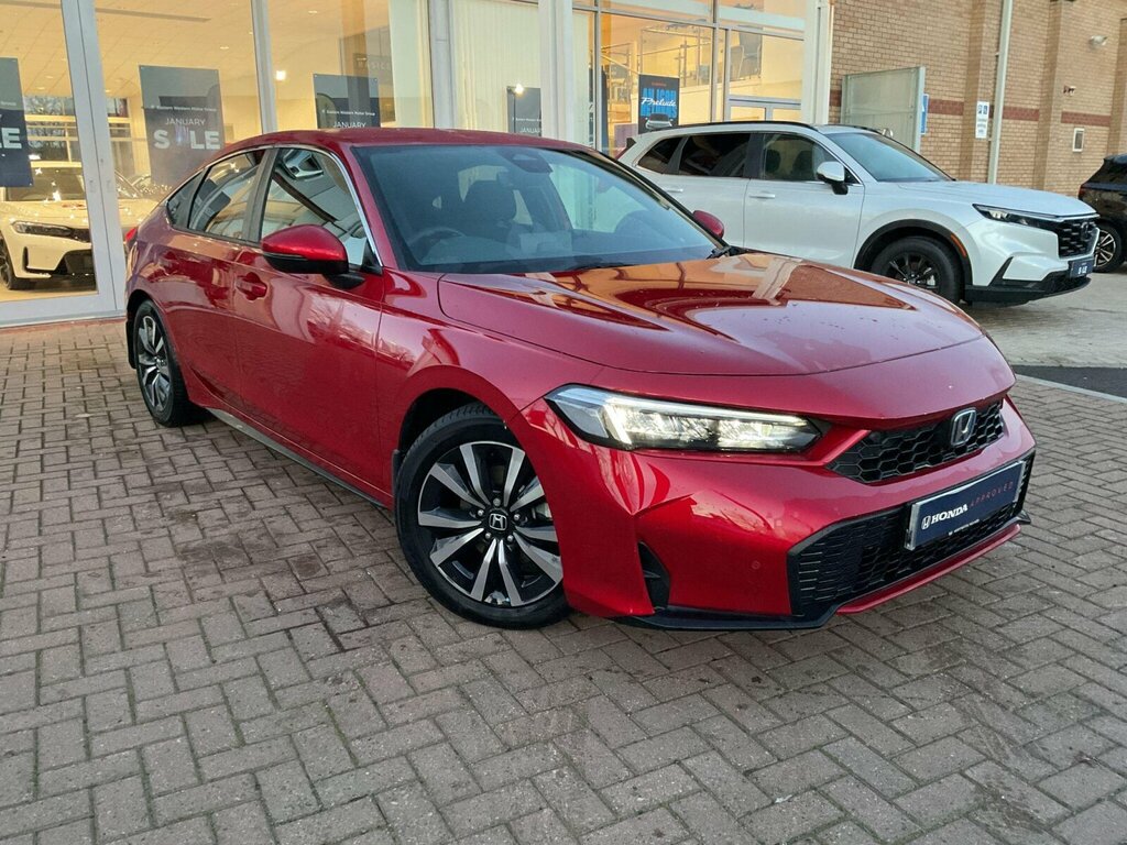 Honda Civic 2.0 H I-mmd Elegance Ecvt Euro 6 Ss SP75LCX Red #3
