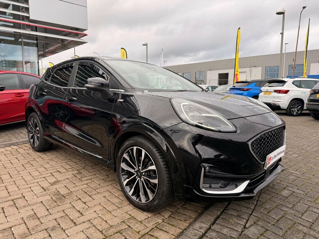 Ford Puma 1.0T Ecoboost Mhev St-line Vignale Dct Euro 6 Ss BN72UYY Black #3