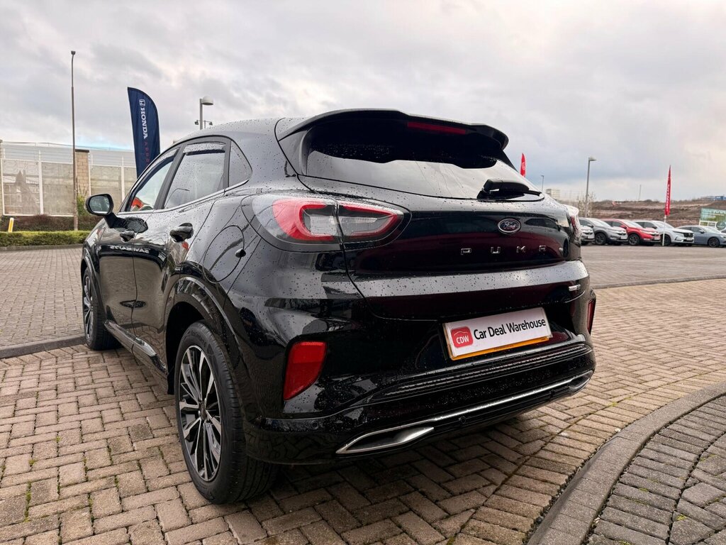 Ford Puma 1.0T Ecoboost Mhev St-line Vignale Dct Euro 6 Ss BN72UYY Black #5