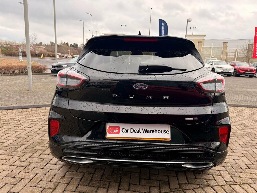 Ford Puma 1.0T Ecoboost Mhev St-line Vignale Dct Euro 6 Ss BN72UYY Black #6
