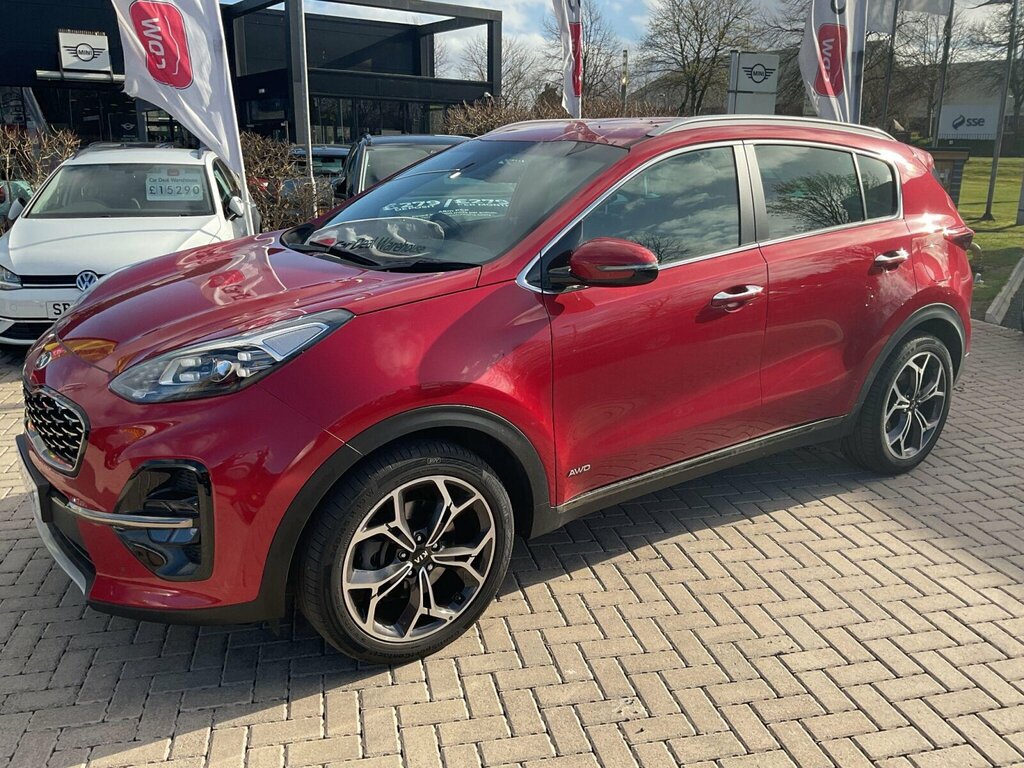 Kia Sportage 1.6 T-gdi Gt-line Dct Awd Euro 6 Ss Red #3