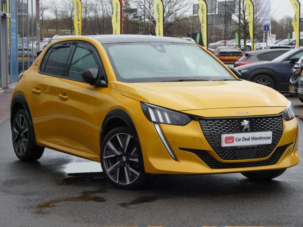 Peugeot 208 1.2 Puretech Gt Line Eat Euro 6 Ss Yellow