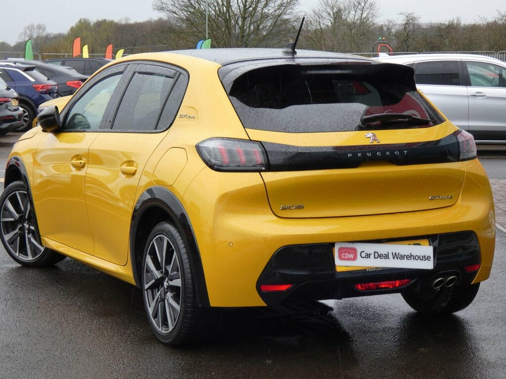 Peugeot 208 1.2 Puretech Gt Line Eat Euro 6 Ss GM69LXD Yellow #3