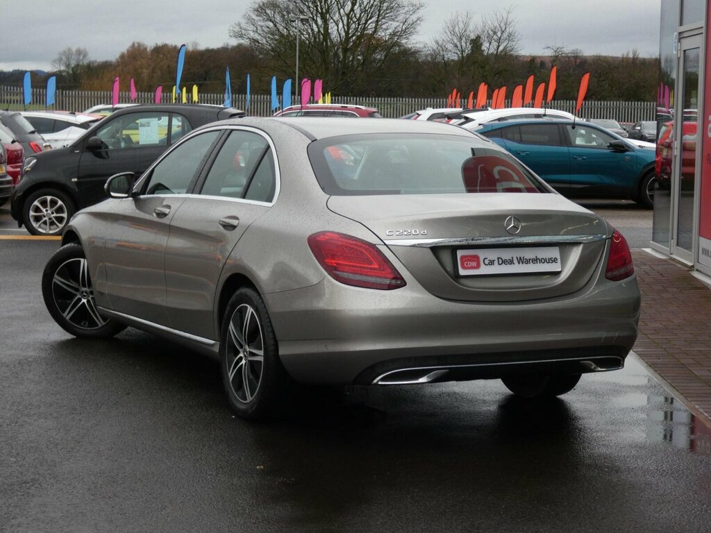 Mercedes-Benz C Class 2.0 C220d Sport G-tronic Euro 6 Ss SK68GMZ Silver #3