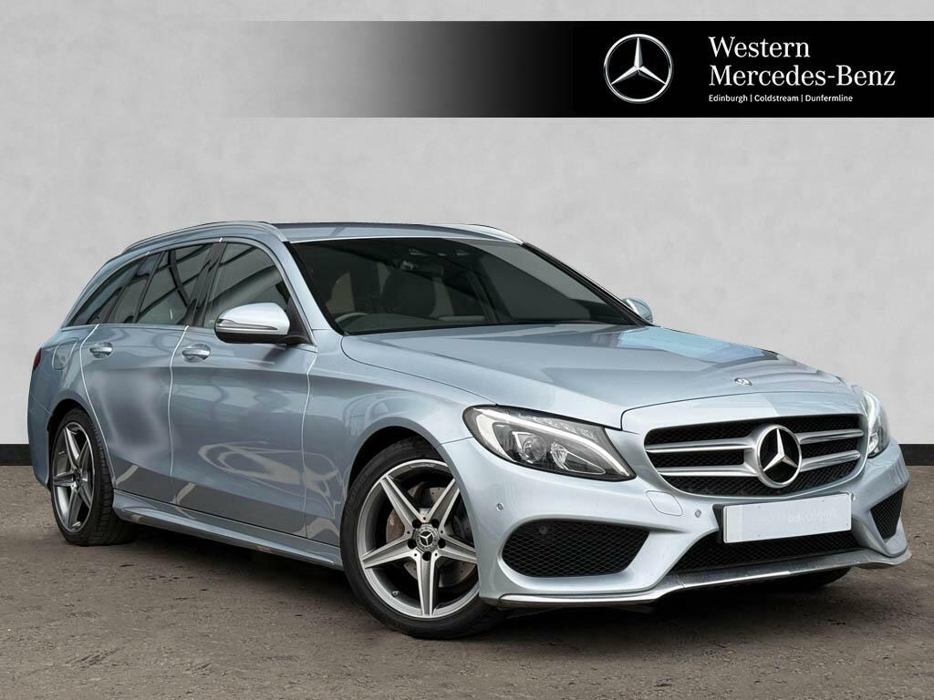 Mercedes-Benz C Class C 220 D Amg Line Silver
