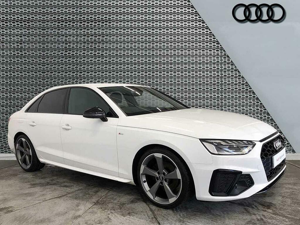 Audi A4 Black Edition 35 Tfsi 150 Ps S Tronic White