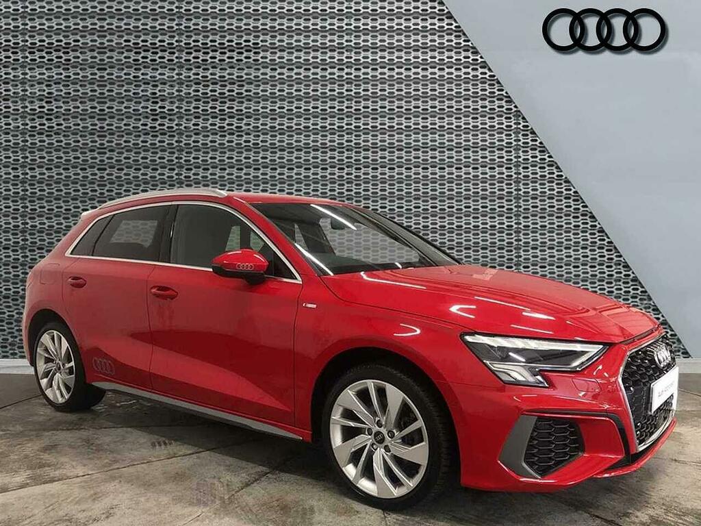 Audi A3 Sportback S Line 40 Tfsi E 204 Ps S Tronic Red