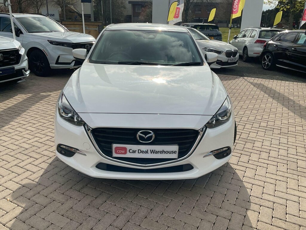 Mazda 3 2.0 Skyactiv-g Se-l Nav Hatchback Manua White #2