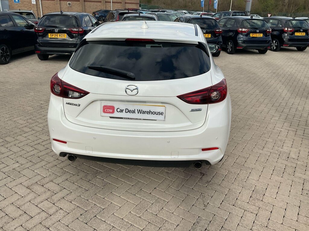 Mazda 3 2.0 Skyactiv-g Se-l Nav Hatchback Manua White #6