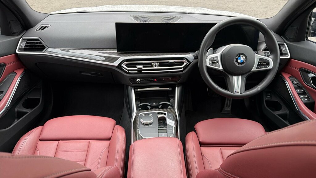 BMW 3 Series M340d Xdrive Touring White #4