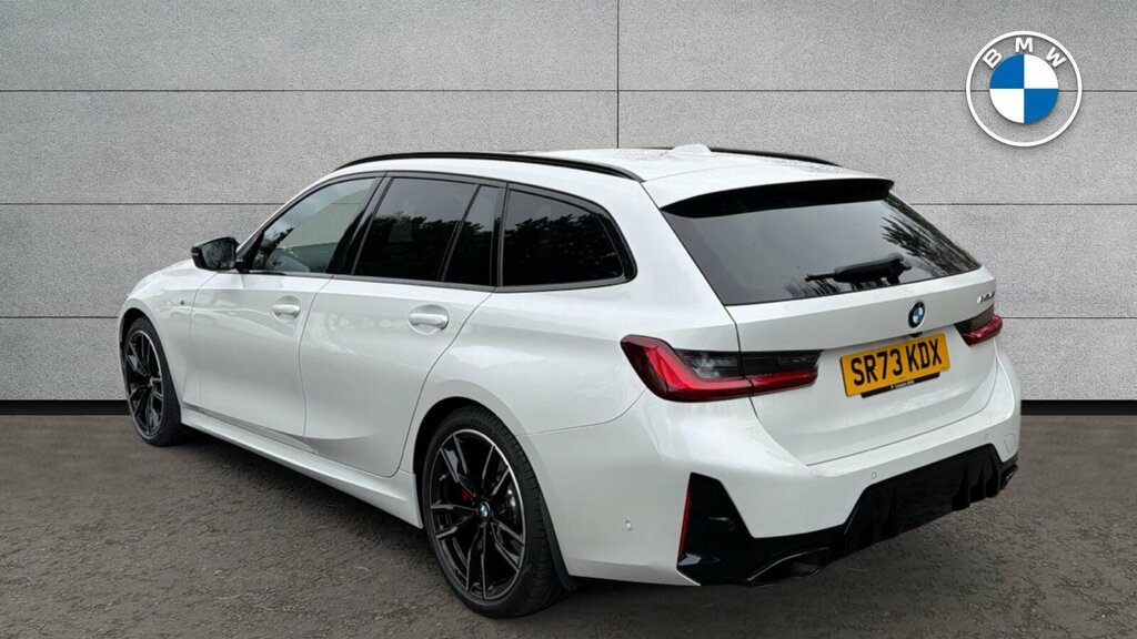 BMW 3 Series M340d Xdrive Touring White #2