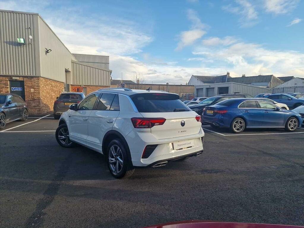 Volkswagen T-Roc 1.5 Tsi R-line Dsg NJ72HTO White #3