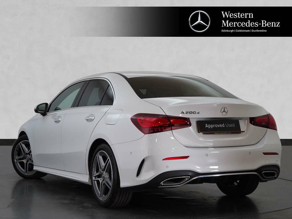 Mercedes-Benz A Class A 200 D Amg Line Executive SN23KPH White #3