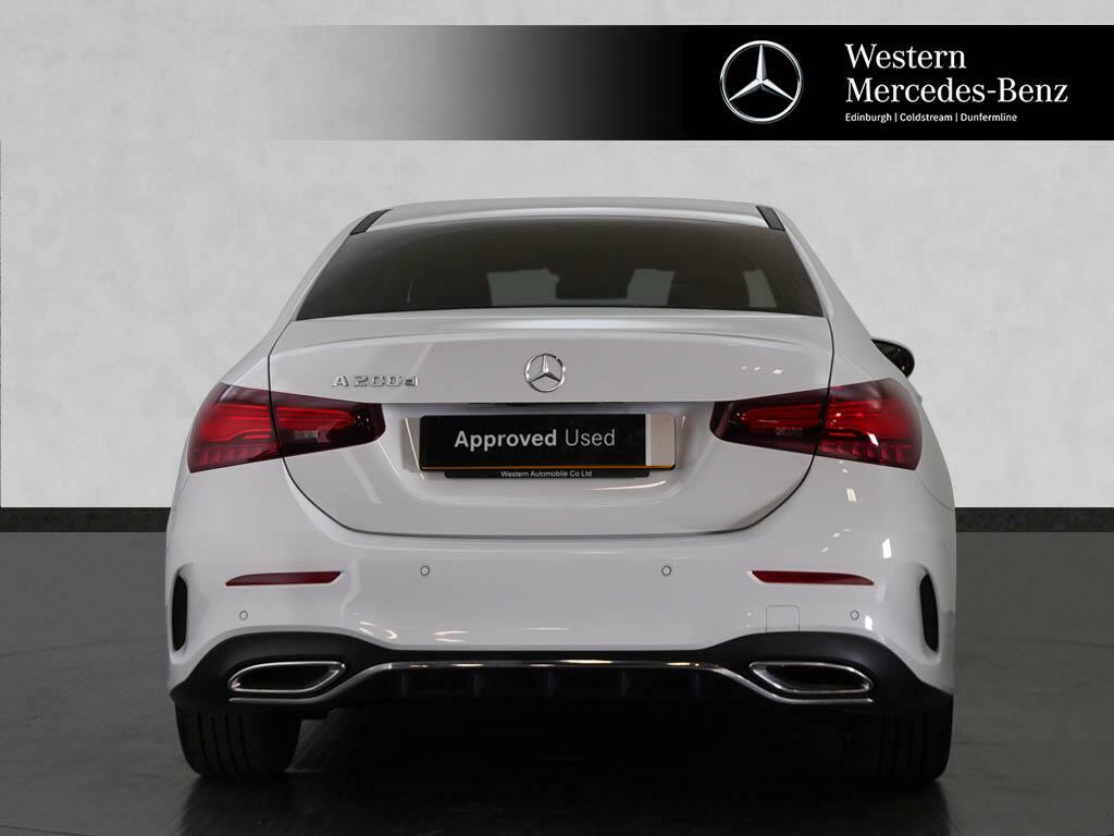 Mercedes-Benz A Class A 200 D Amg Line Executive SN23KPH White #5