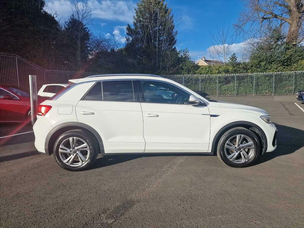 Volkswagen T-Roc 1.5 Tsi R-line GJ25TAU White #4