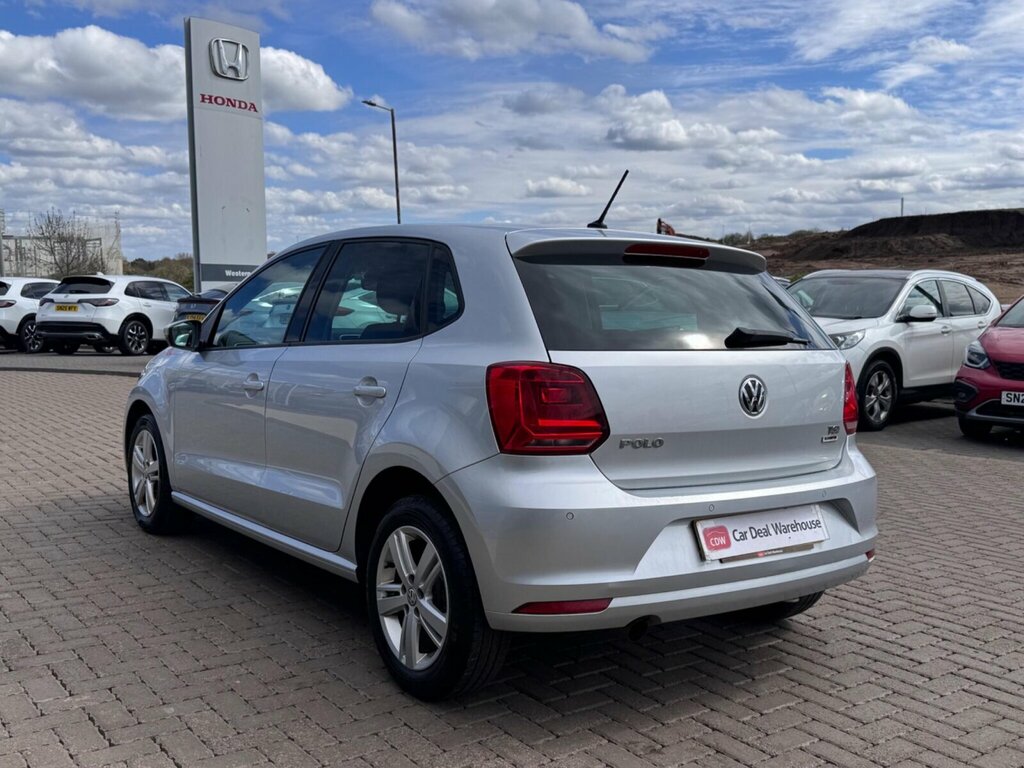 Volkswagen Polo 1.2 Tsi Bluemotion Tech Match Edition Euro 6 Ss YM17VST Silver #4