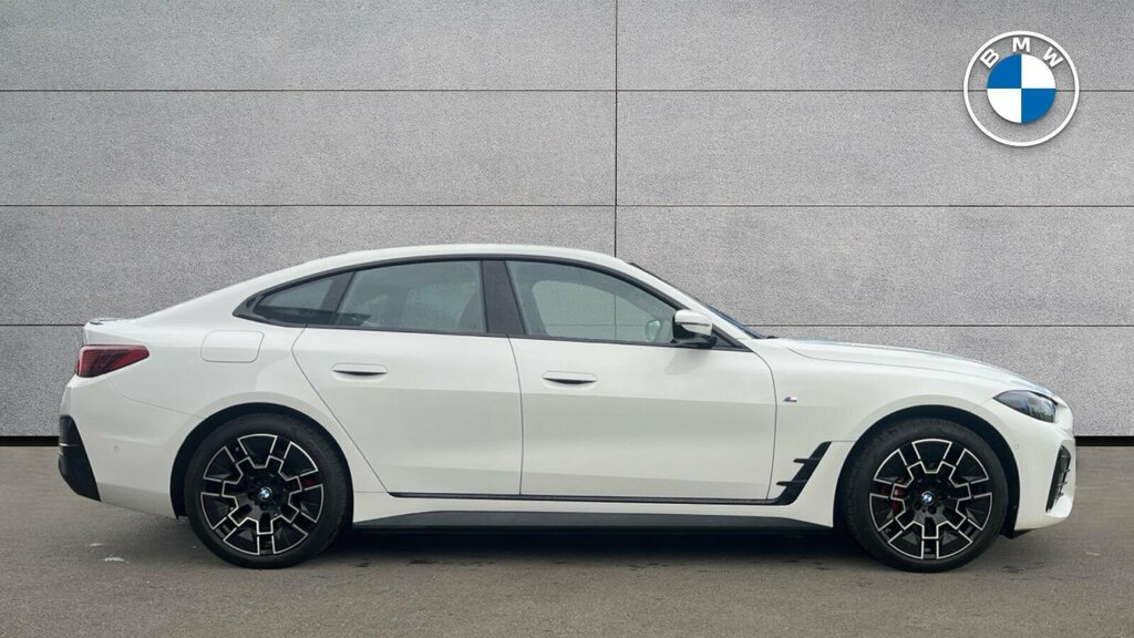 BMW i4 I4 Edrive40 M Sport ST75YJZ White #3