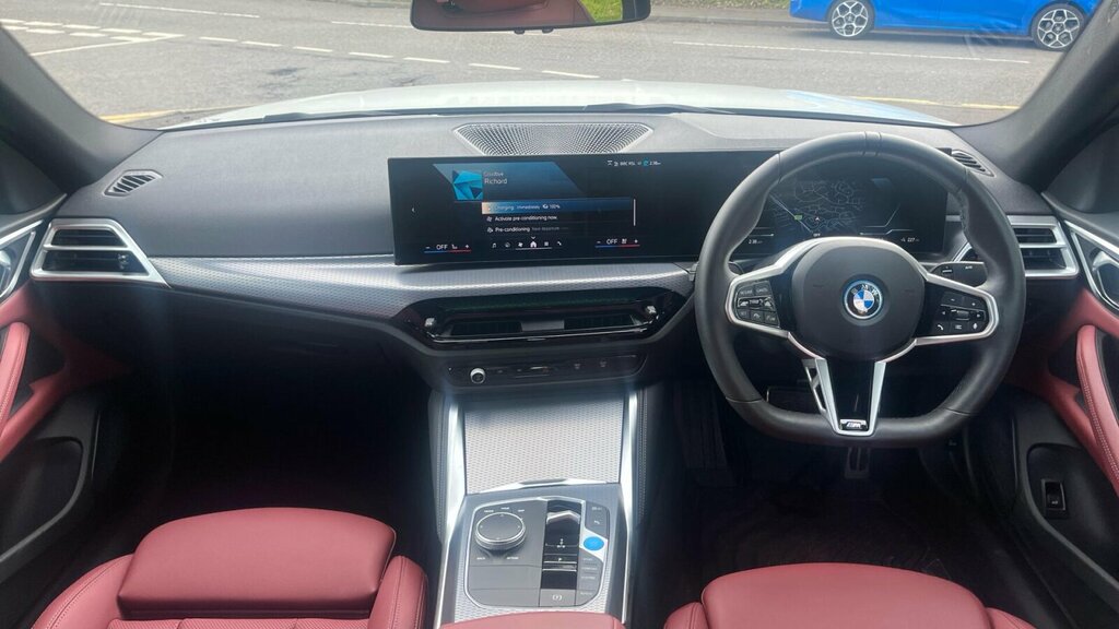 BMW i4 I4 Edrive40 M Sport ST75YJZ White #4