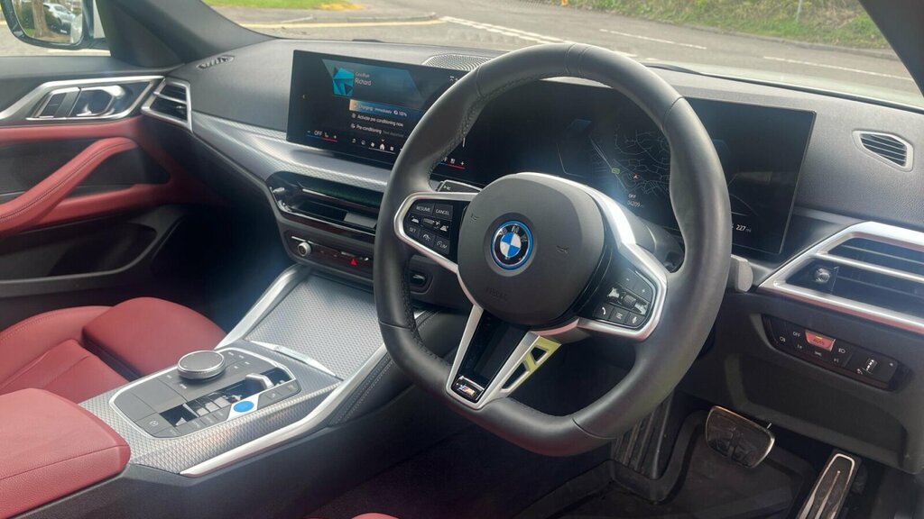 BMW i4 I4 Edrive40 M Sport ST75YJZ White #6