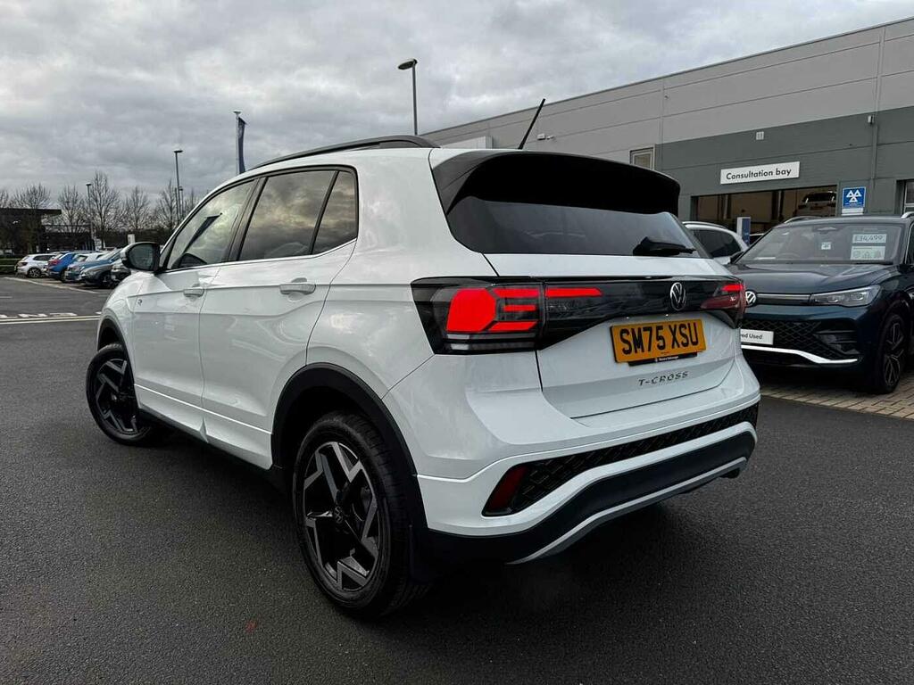 Volkswagen T-Cross 1.0 Tsi 115 R-line SM75XSU White #3