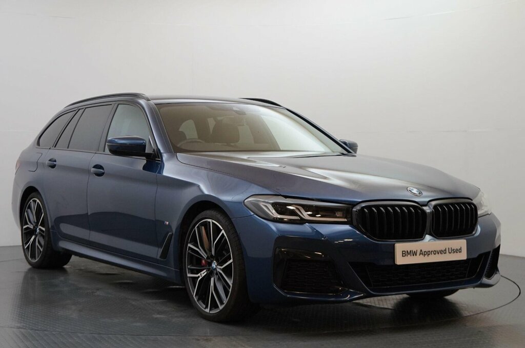 BMW 5 Series 520D M Sport Touring Blue