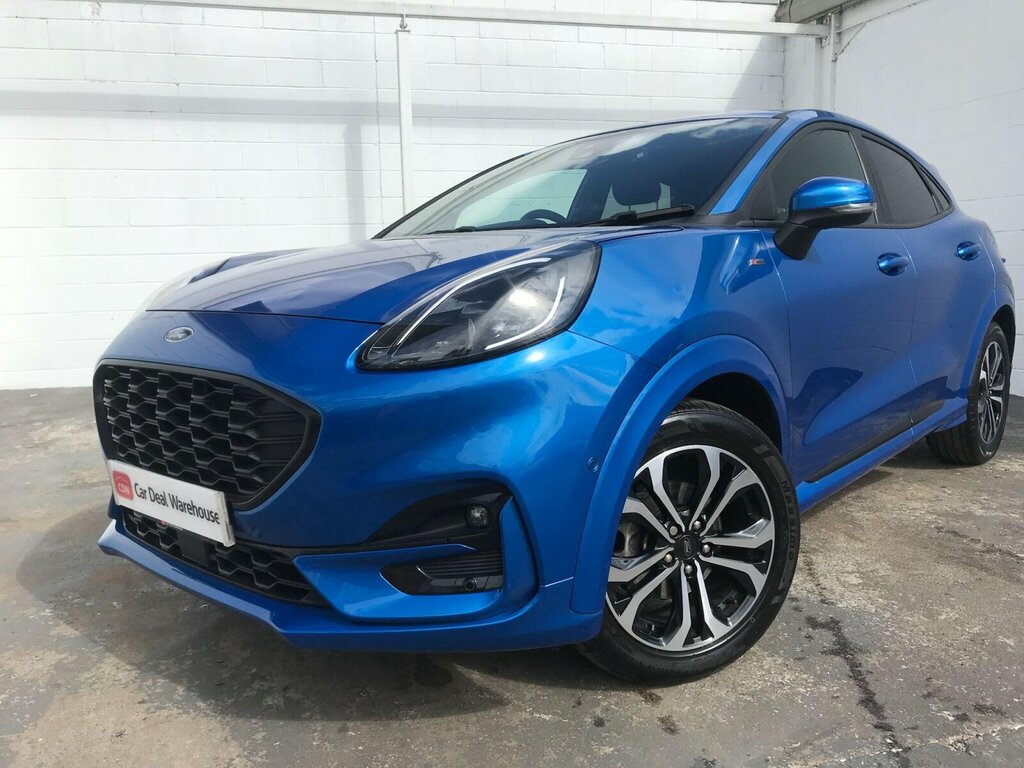 Ford Puma 1.0T Ecoboost Mhev St-line Euro 6 Ss WA23MLV Blue #4
