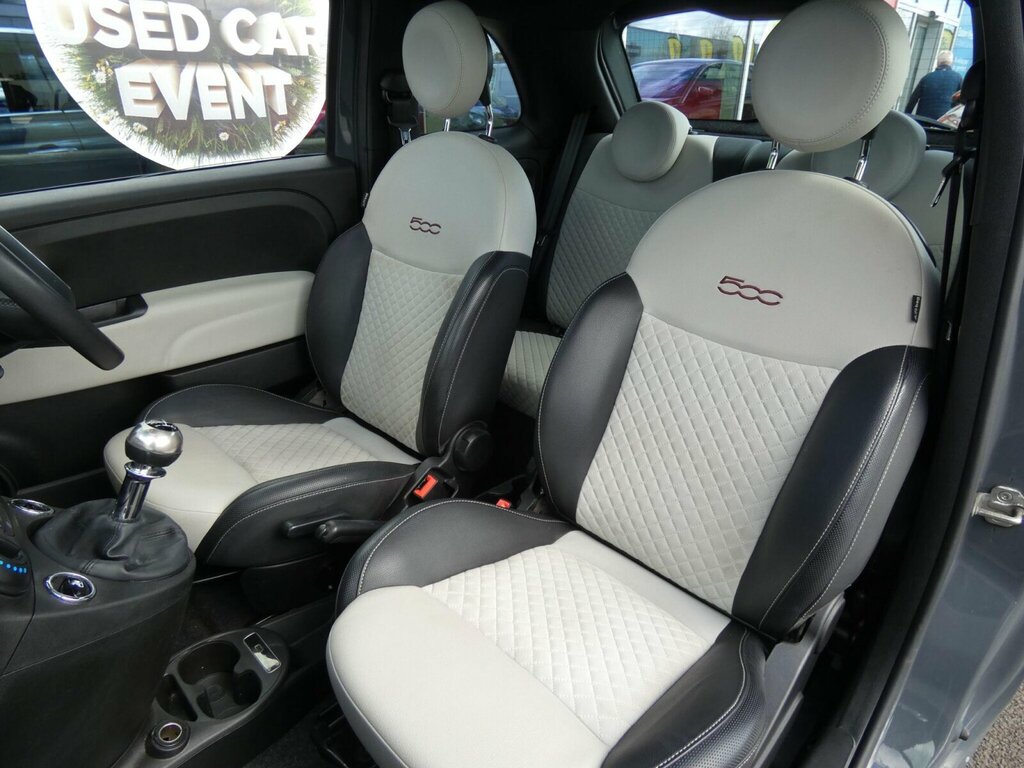 Fiat 500 1.2 Star Euro 6 Ss PF69UYS Grey #6