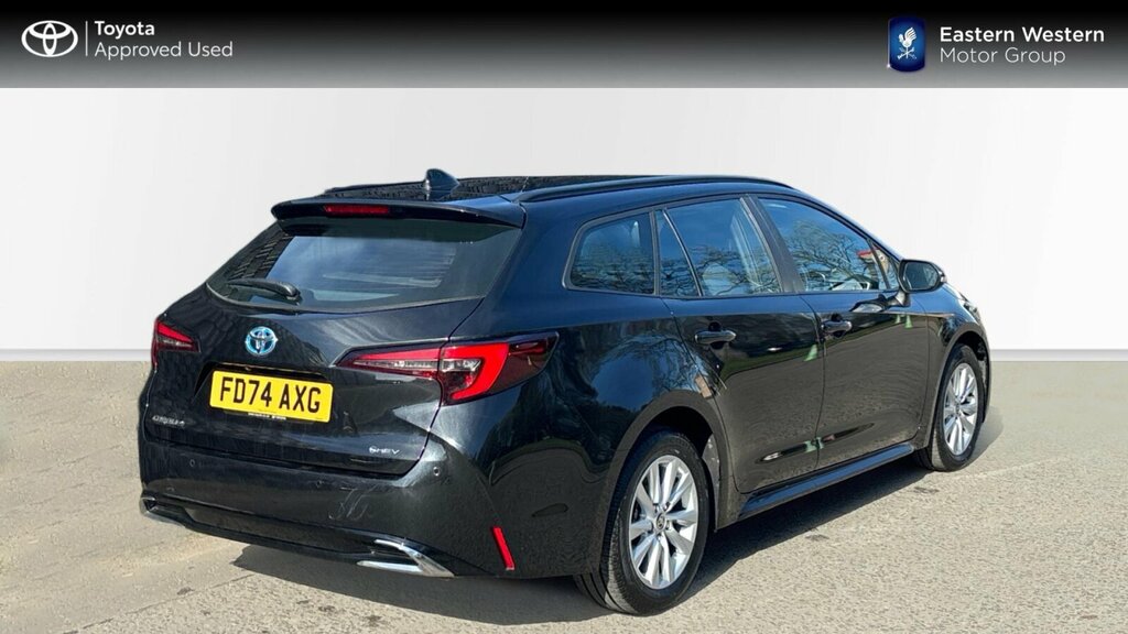 Toyota Corolla 1.8 Vvt-h Icon Touring Sports Cvt Euro 6 Ss FD74AXG Black #2