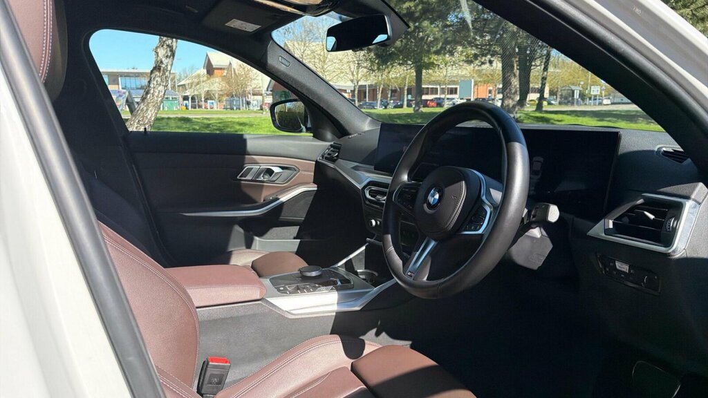 BMW 3 Series 320I M Sport Saloon SN23GHZ White #6