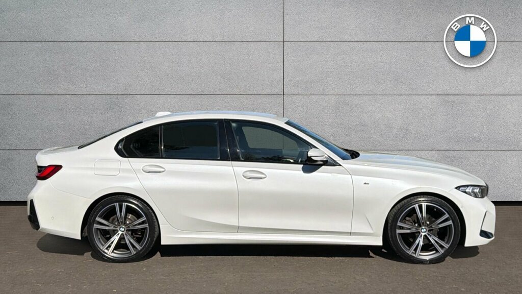 BMW 3 Series 320I M Sport Saloon SN23GHZ White #3