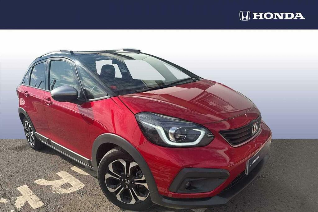 Honda Jazz 1.5 I-mmd Hybrid Crosstar Ex Ecvt Red
